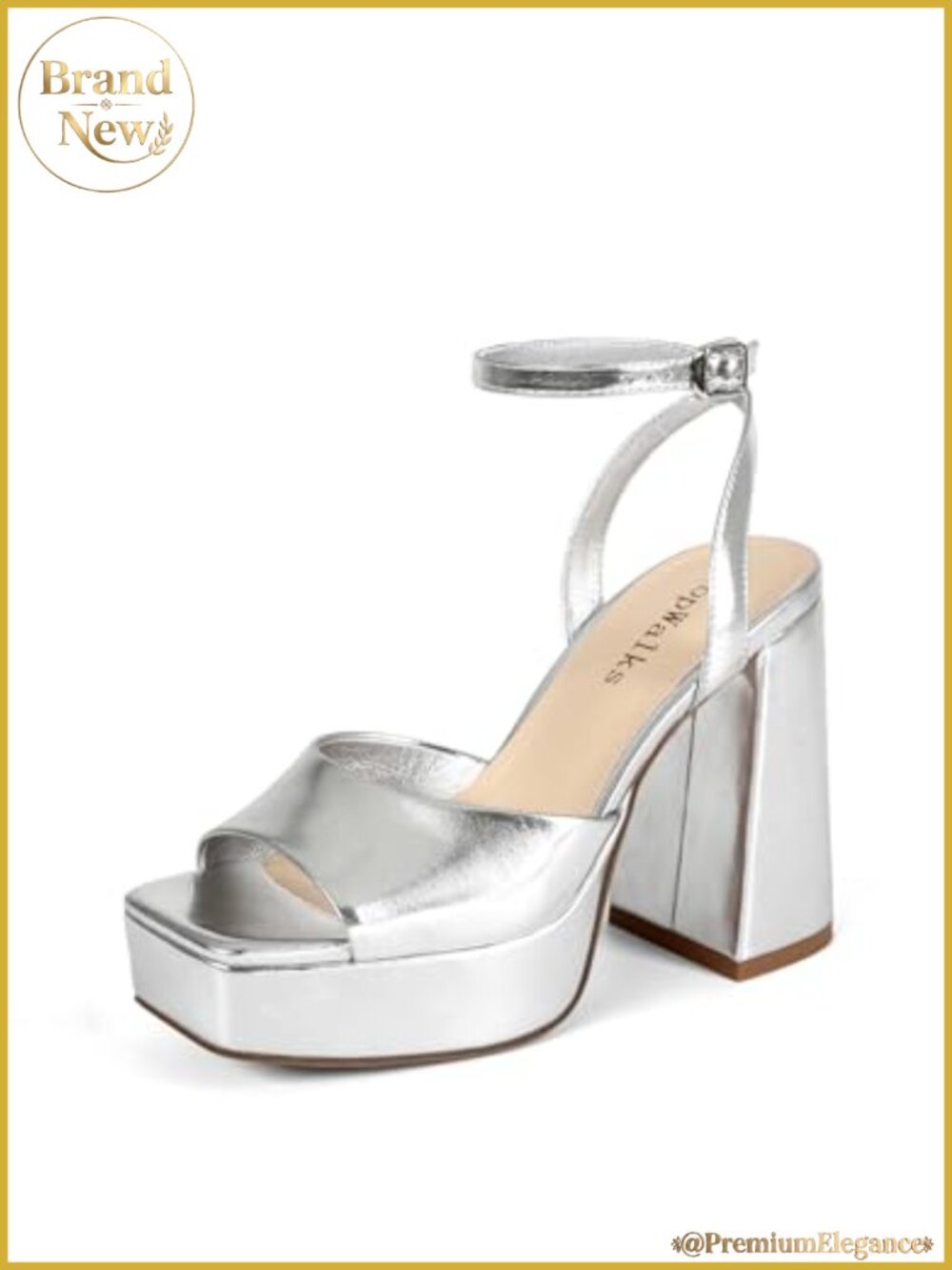 Women's Chunky Platform Heels Open Toe Ankle Strap Party Sandals